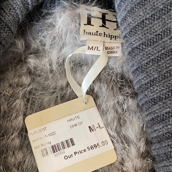 NWT Haute hippie fur vest - Picture 6 of 7